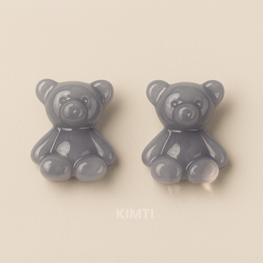 Bear Beads Stud Earring