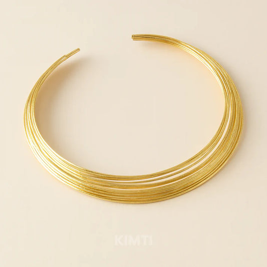 18K Gold Plated Anti Tarnish Brass Choker