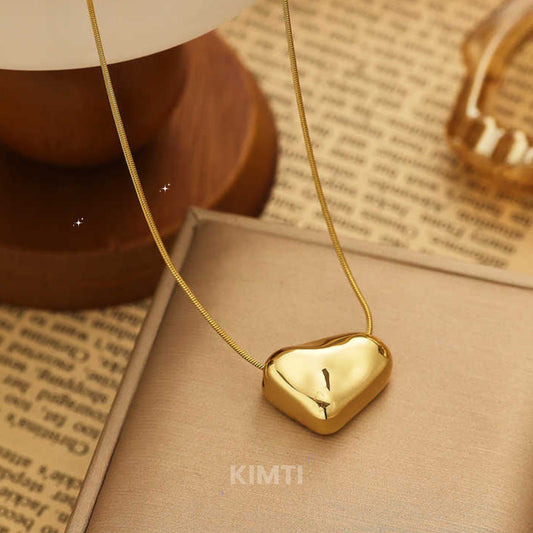 Anti Tarnish Heart Necklace