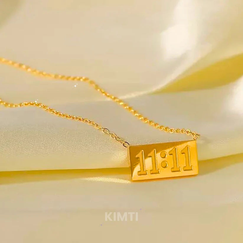 11:11 Manifestation Necklace - Anti Tarnish 18K Gold Plated