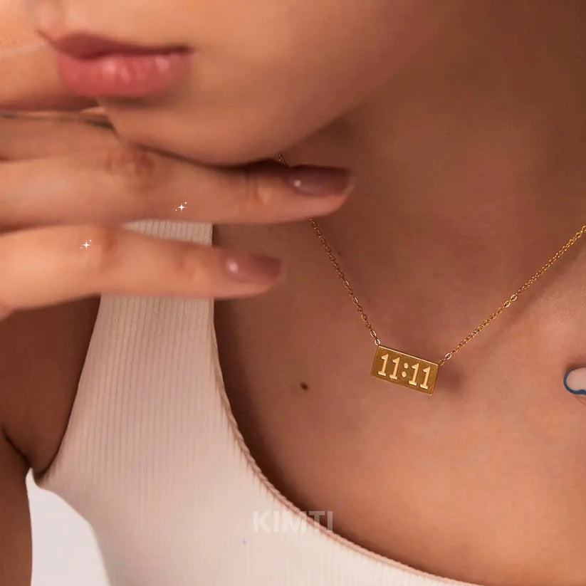 11:11 Manifestation Necklace - Anti Tarnish 18K Gold Plated