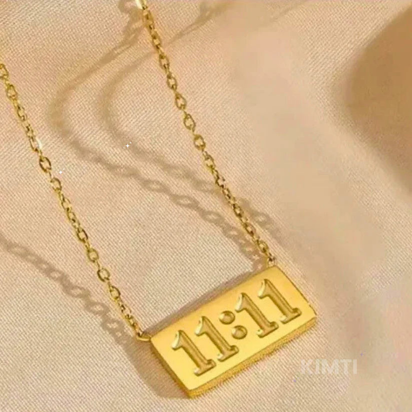11:11 Manifestation Necklace - Anti Tarnish 18K Gold Plated