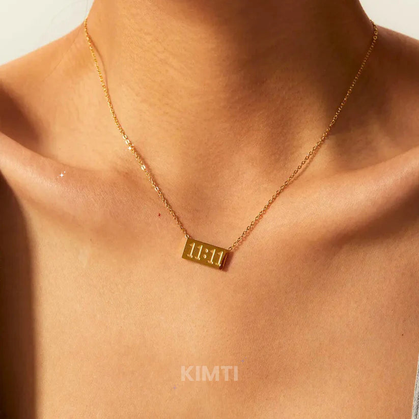 11:11 Manifestation Necklace - Anti Tarnish 18K Gold Plated