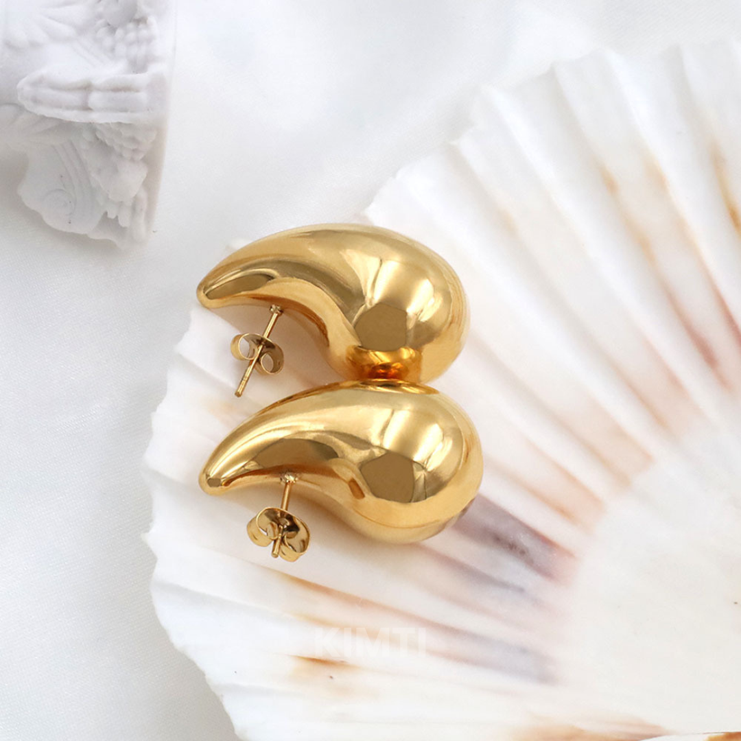 Tear Drop Golden Earring