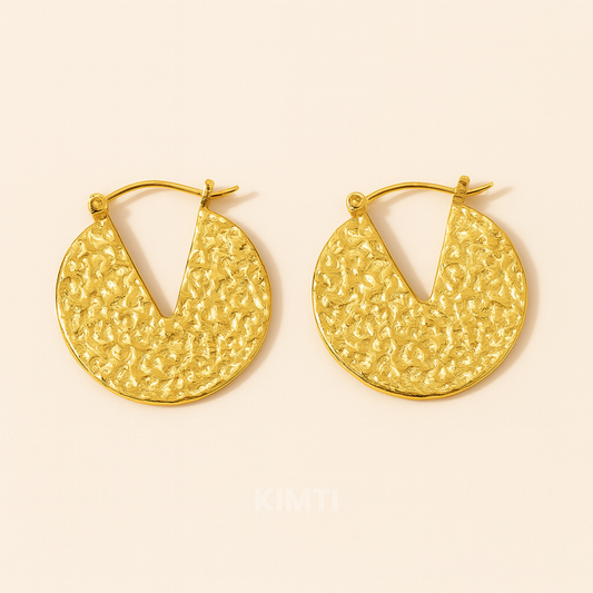18k Gold Plated DressBerry Hoop Earrings