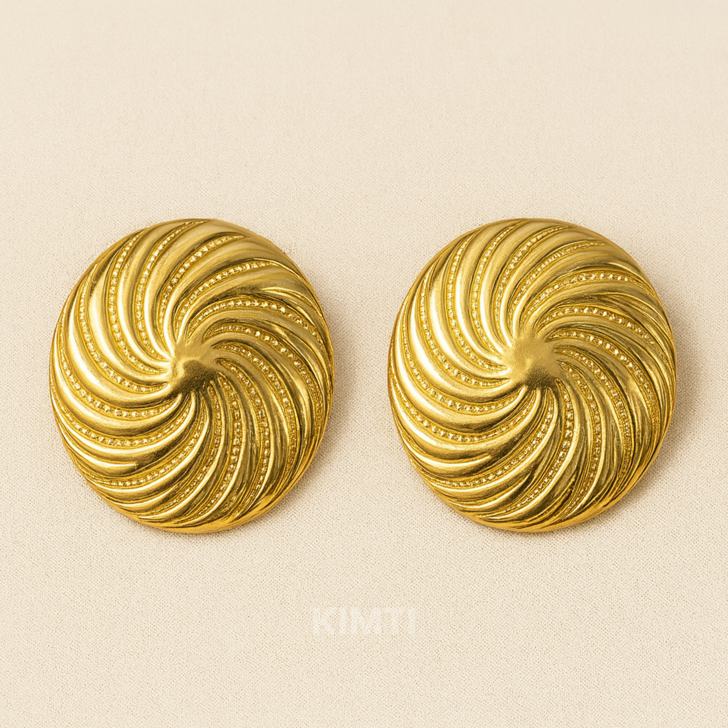 18K Gold Plated Sunniva Stud Earrings