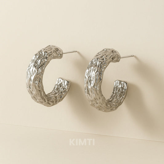 Silver Hoops Earring