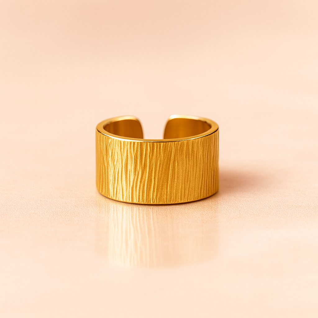 18k Gold Plated Aurora Band Ring
