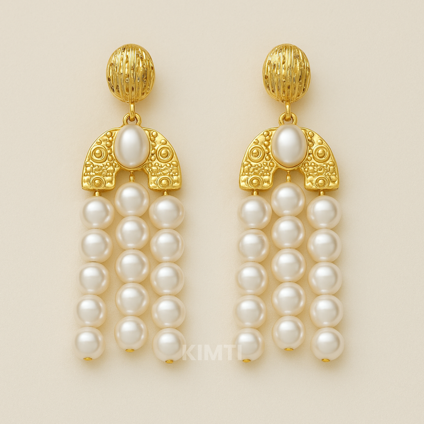 Althea 18K Gold Plated Soirée Earrings