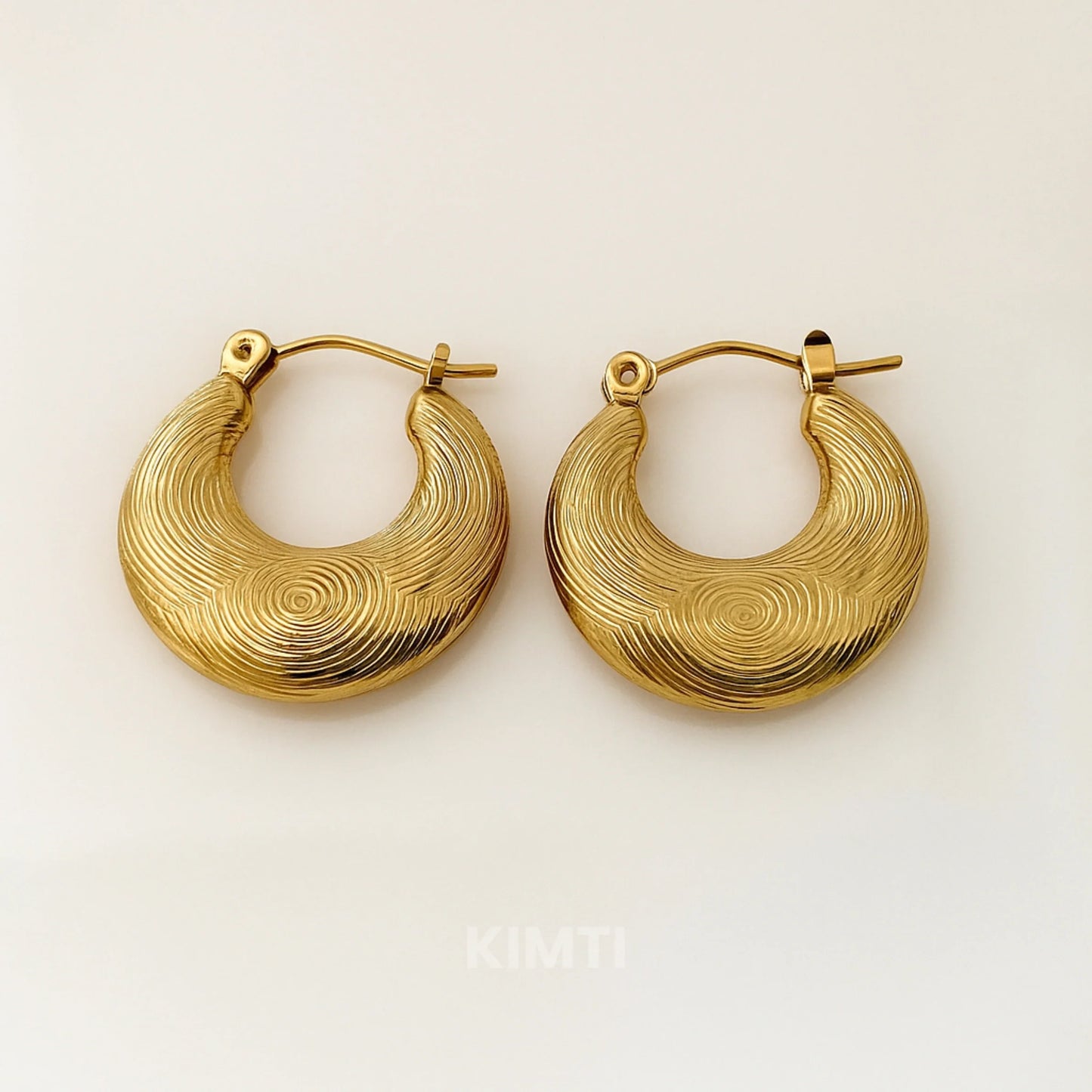 18K Gold Plated Tini Mini  Hoop Anti Tarnish Earring