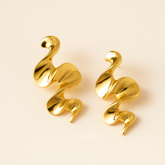 Celistra 18K Gold Plated Soirée Earrings