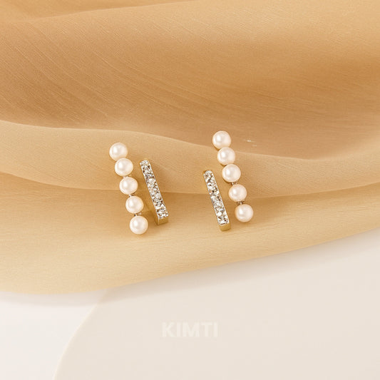 Pearl Stud Earrings