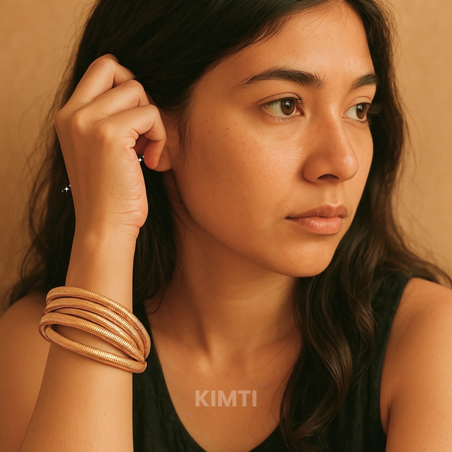 Anti Tarnish Multi Layered Gold Bracelet