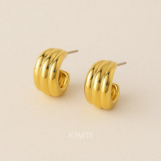 Gold Hoop Earring