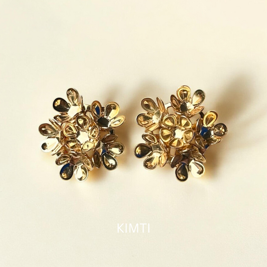 Floral Cluster chunky Earrings