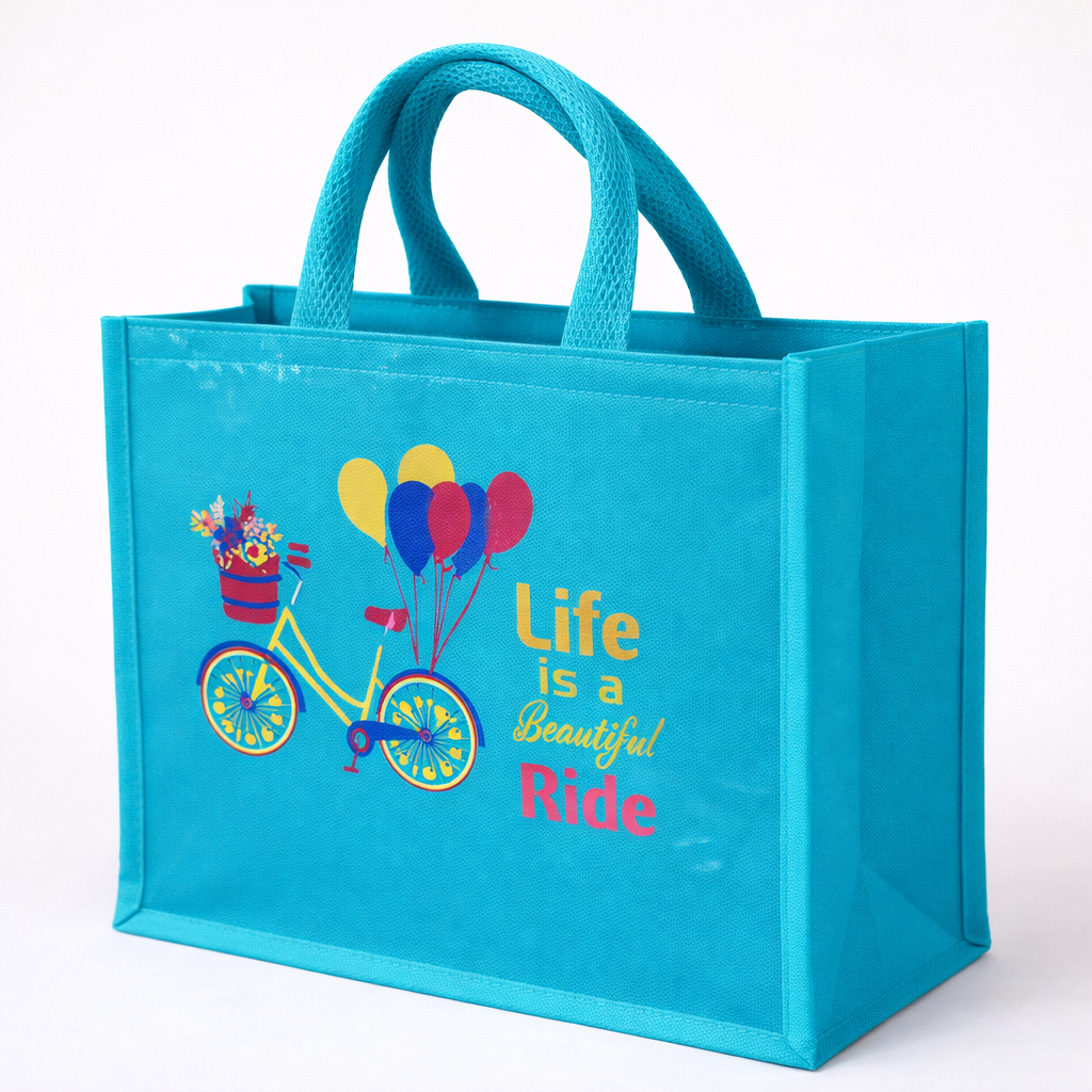 Vibrant Floral Tote Bag