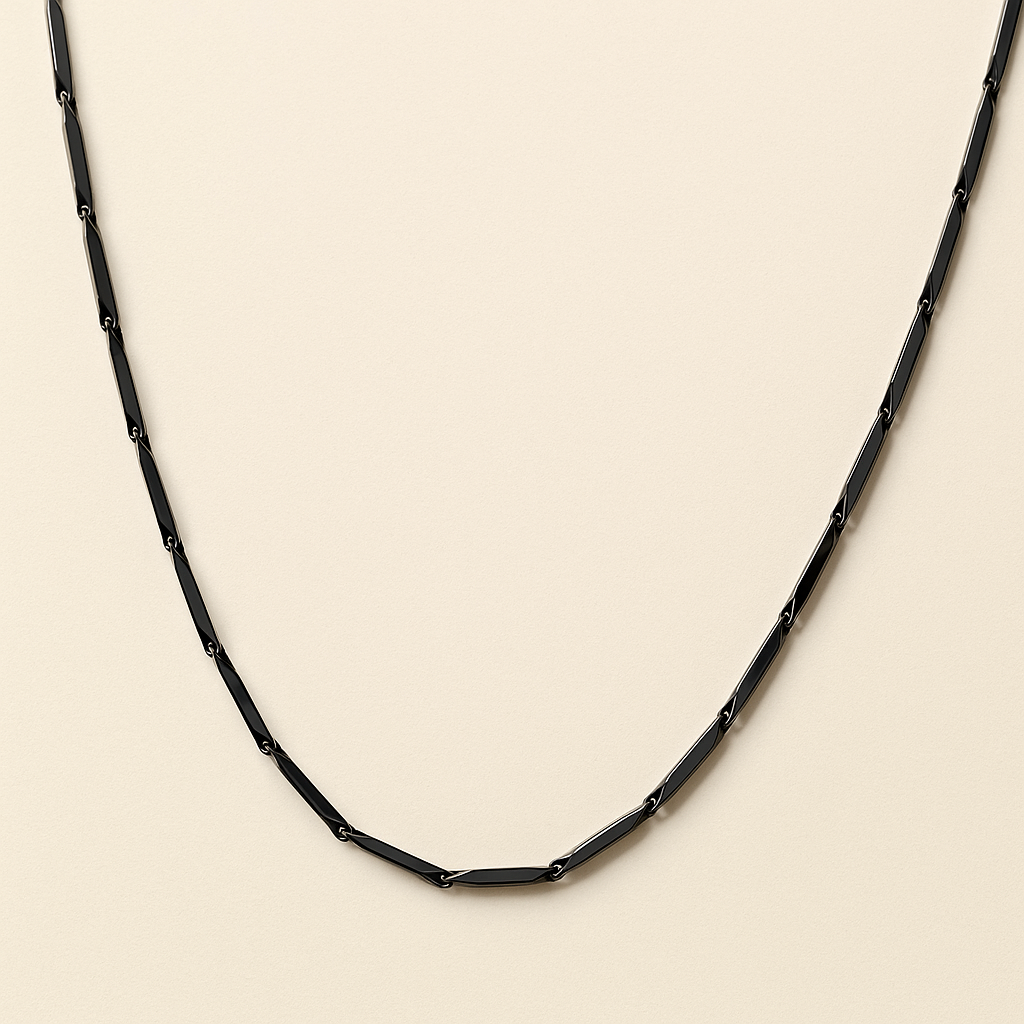 Men-Classic Black Chain