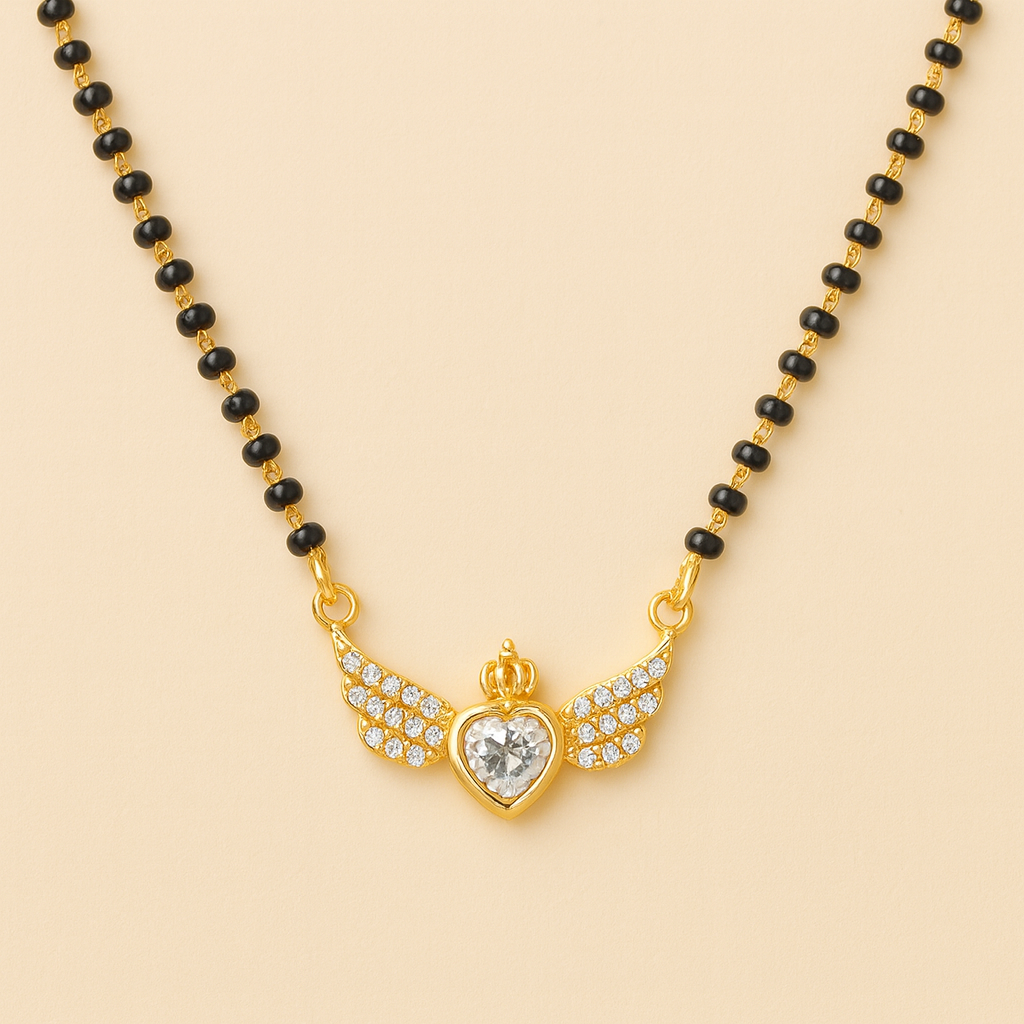 Aarya Angel Wings Pendant Mangalsutra