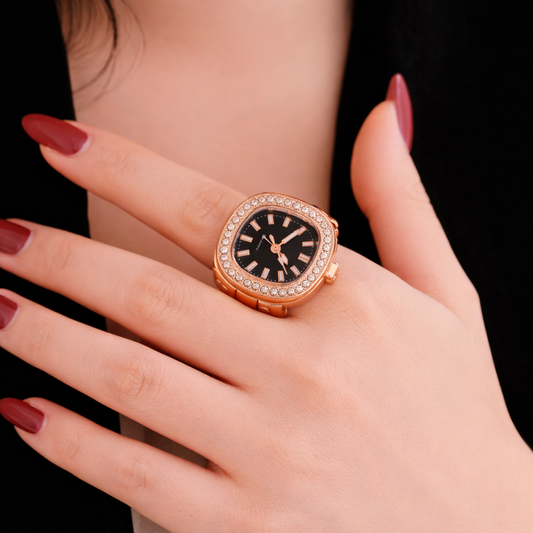 Luxe Tick Anti Tarnish Watch Ring