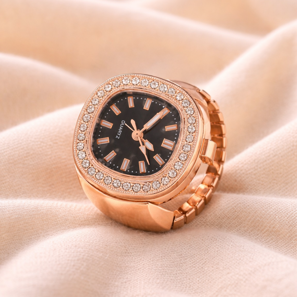 Luxe Tick Anti Tarnish Watch Ring