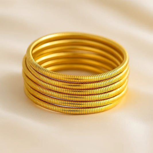 Anti Tarnish Multi Layered Gold Bracelet
