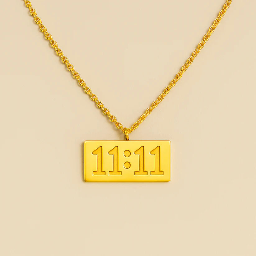 11:11 Manifestation Necklace - Anti Tarnish 18K Gold Plated