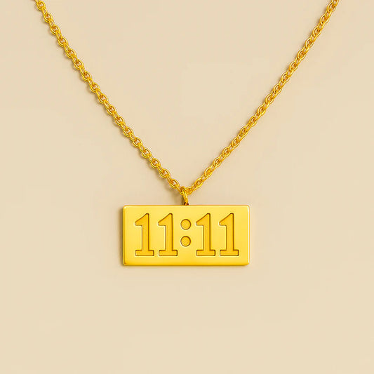11:11 Manifestation Necklace - Anti Tarnish 18K Gold Plated