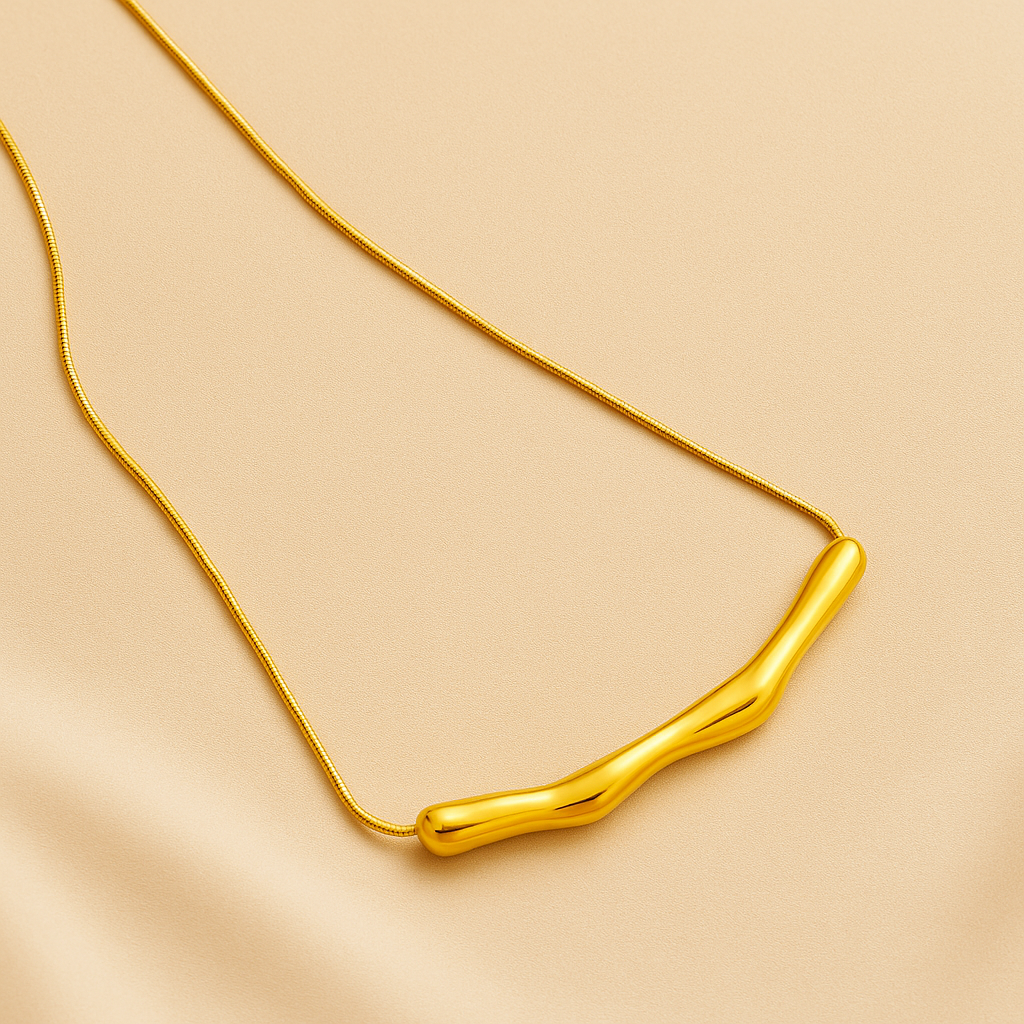 18K Gold Planted Anti Tarnish Necklace