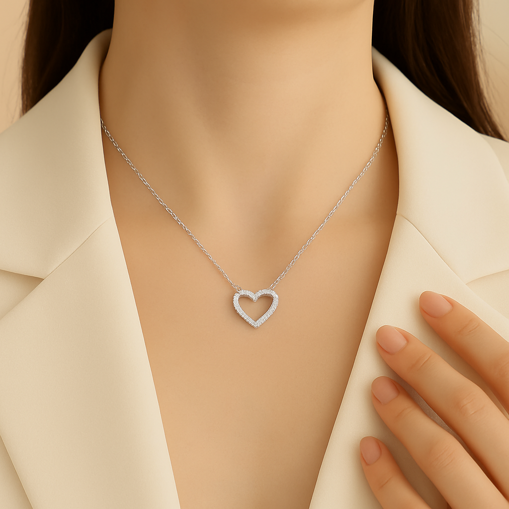 Silver Heart Necklace