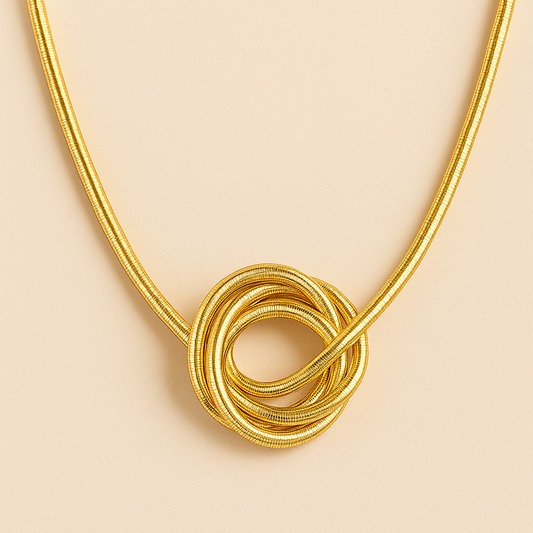 Gold Celtic Knot Necklace