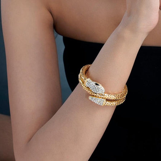 Golden Snake Bracelet