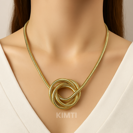 Gold Celtic Knot Necklace