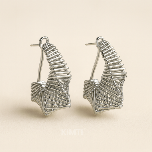 GeoWired Sculpt Earrings