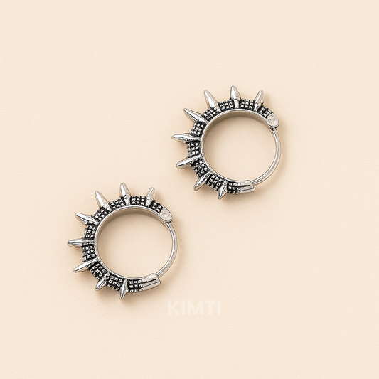 Men-White Brass Weights -Liberty Earring