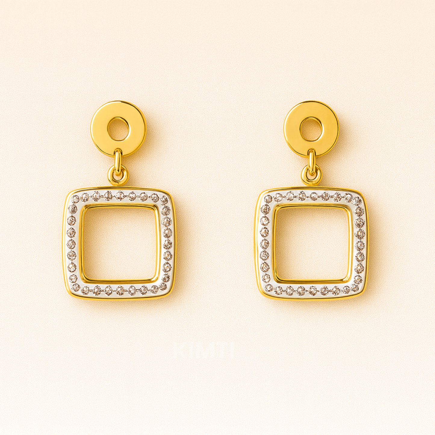 Gleamstone Square Earring