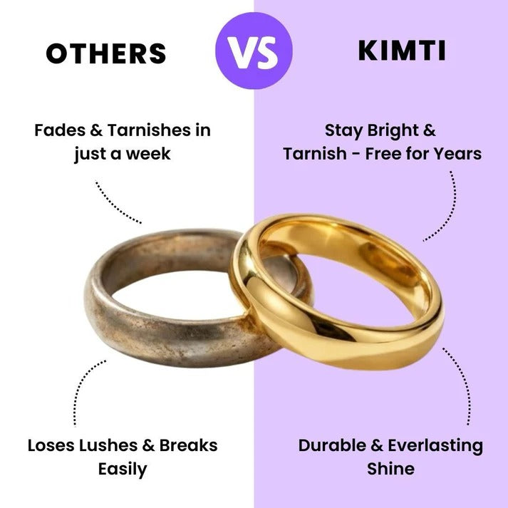 18k Gold Plated Liquid Love Ring