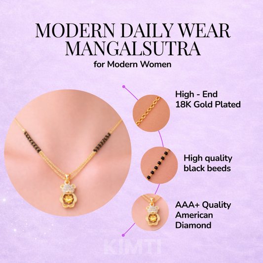 Panda Love Mangalsutra