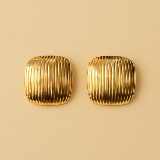 18k gold plated Golden Stride Earrings