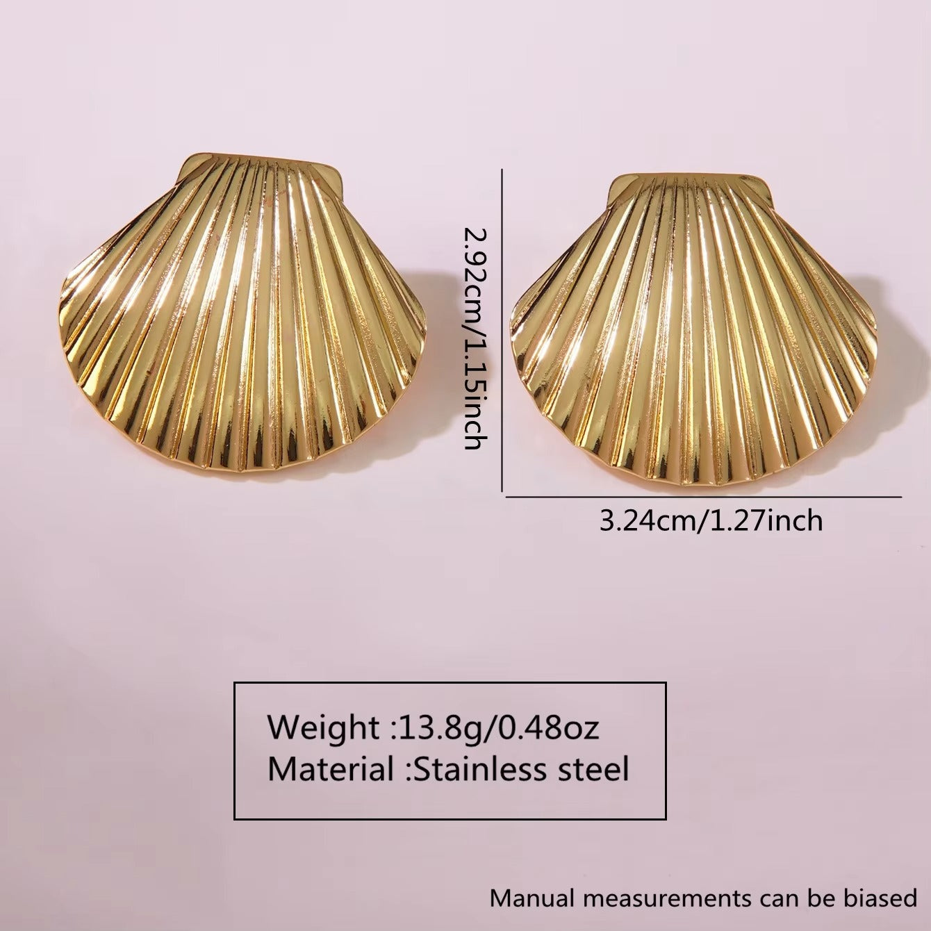 18k Gold Plated Tide Earrings Anti Tarnish Earring