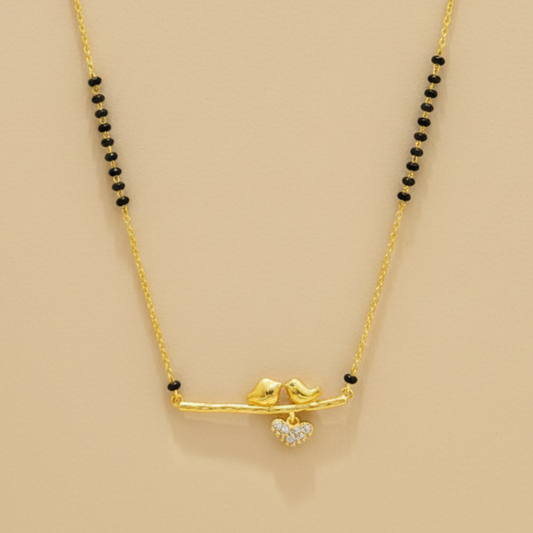 Golden Lovebird Mangalsutra