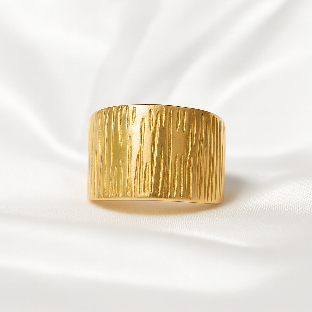 18k Gold Plated Aurora Band Ring