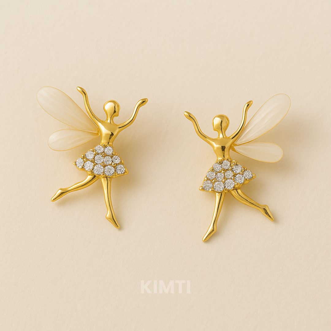 Dainty Fairy Stud Anti Tarnish Earring