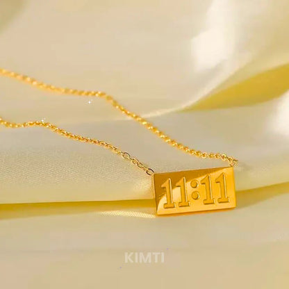 11:11 Manifestation Necklace - Anti Tarnish 18K Gold Plated