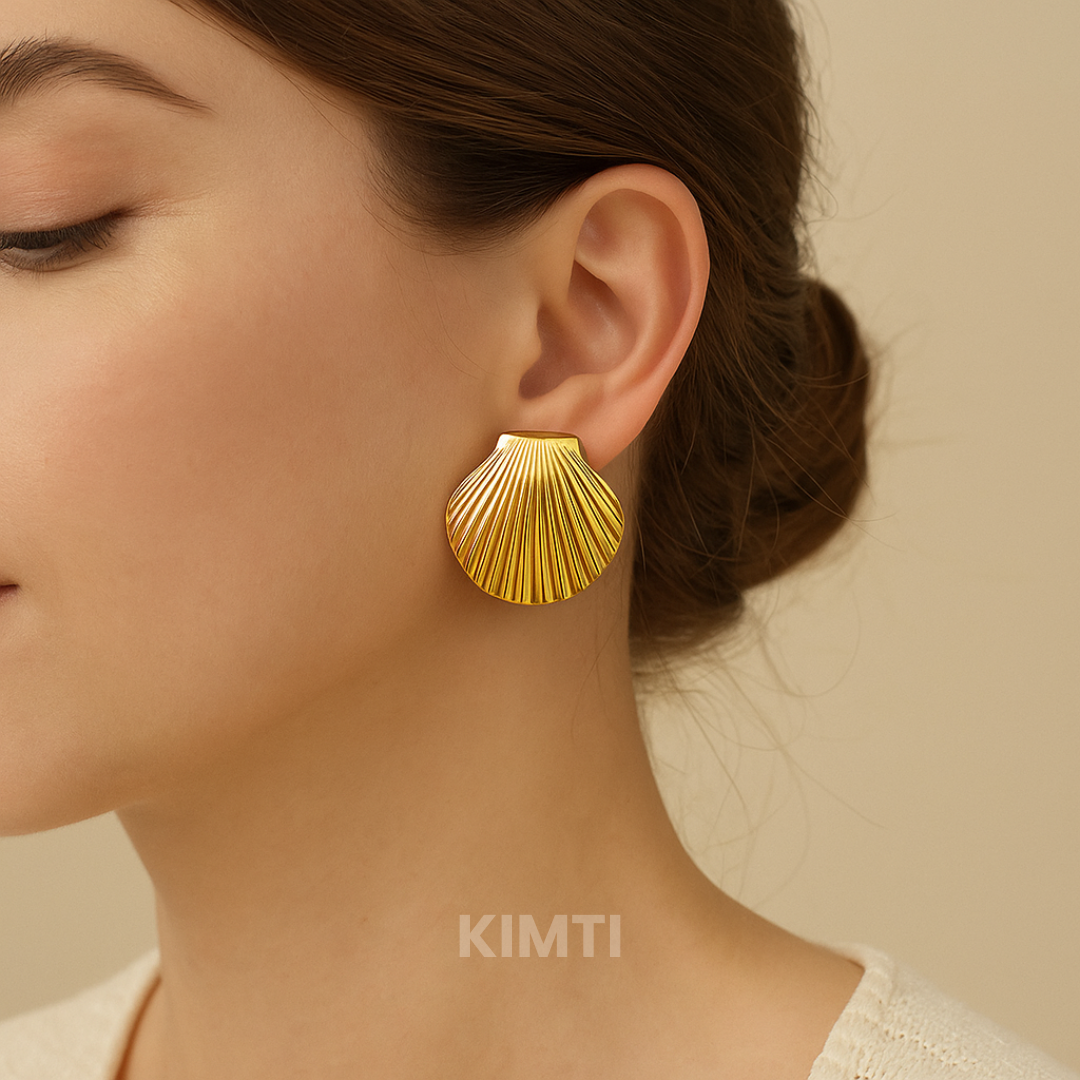 18k Gold Plated Tide Earrings Anti Tarnish Earring