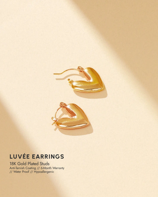 Luvée 18K Gold Plated Studs