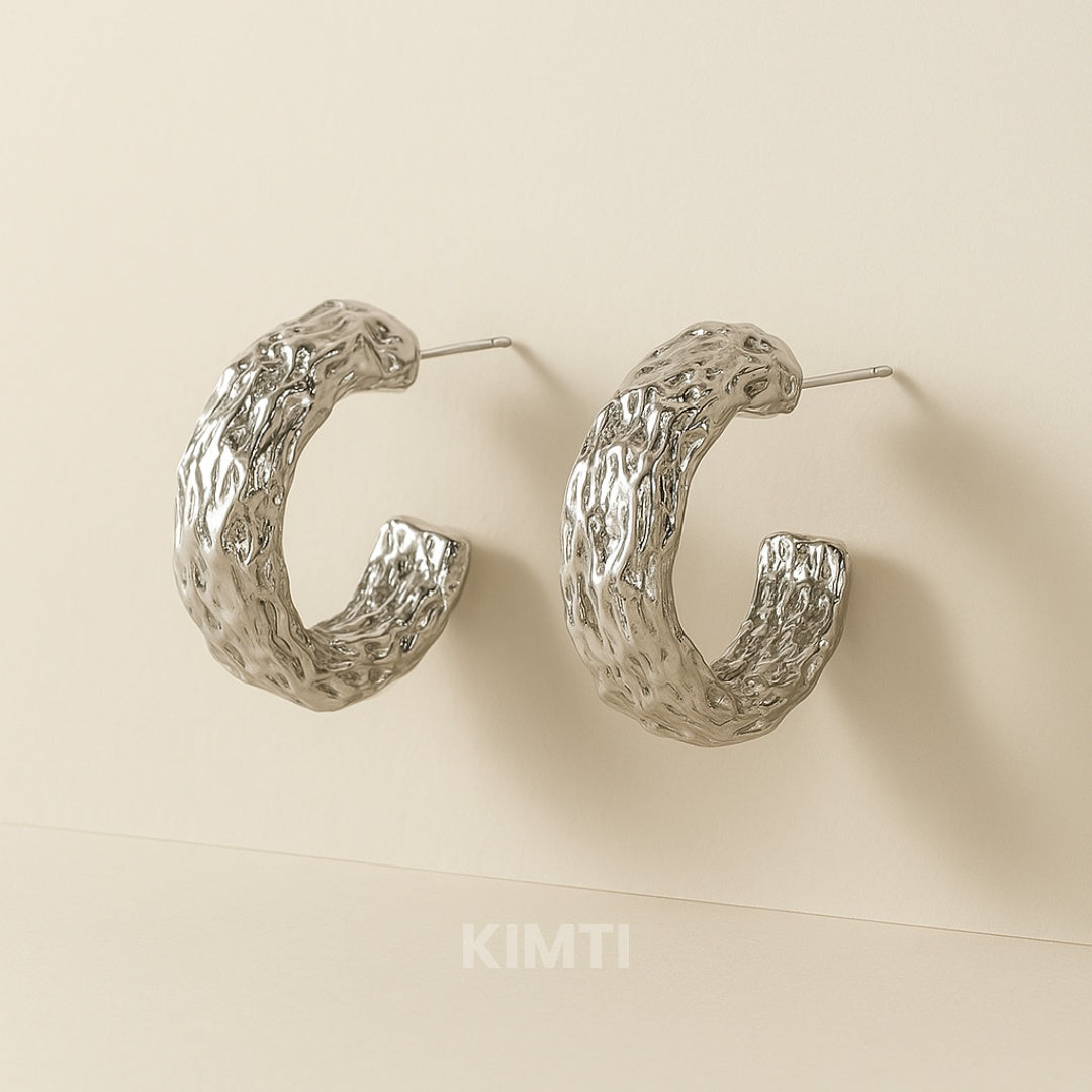 Silver Hoops Earring