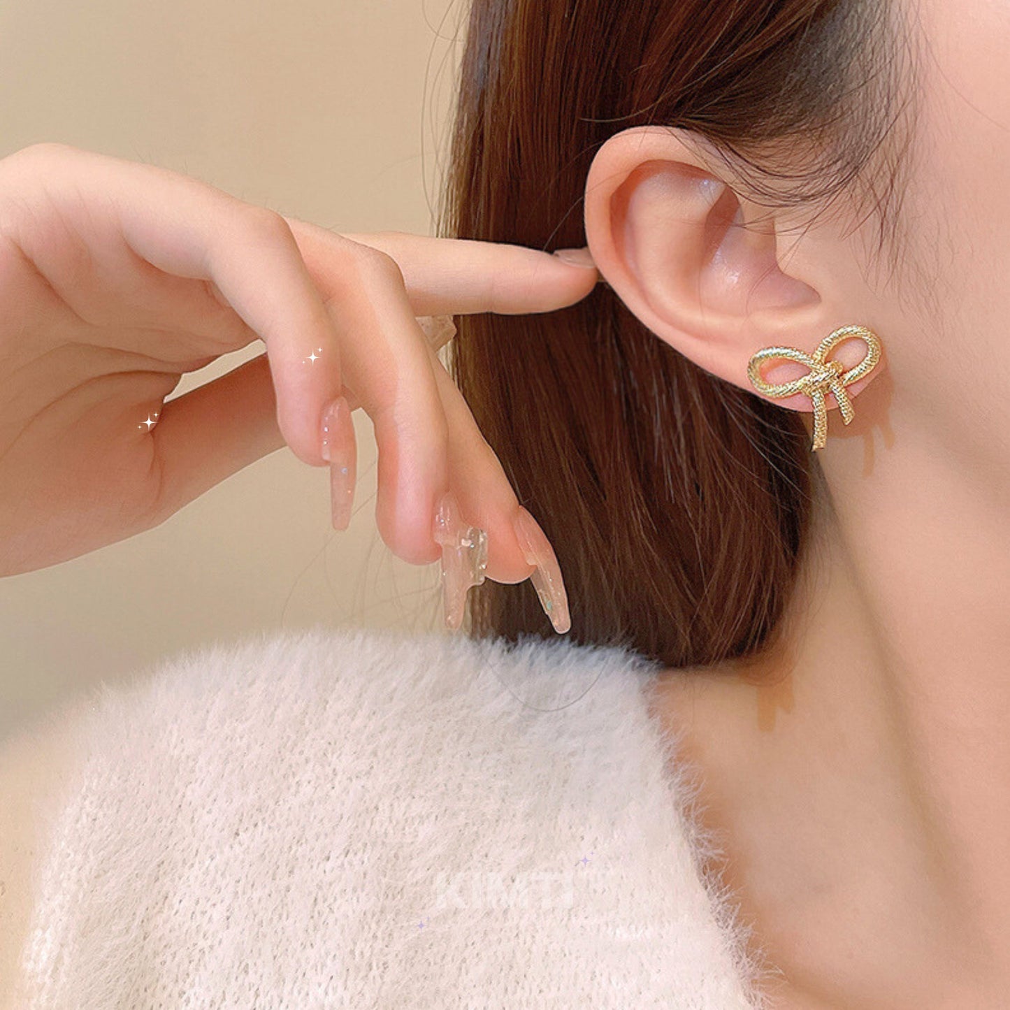 Bow Knot Stud Earring