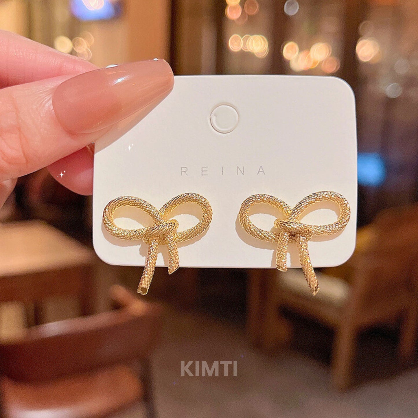 Bow Knot Stud Earring