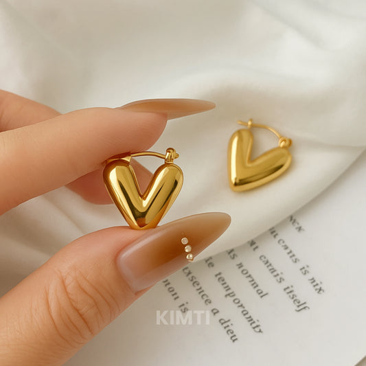 Luvée 18K Gold Plated Studs