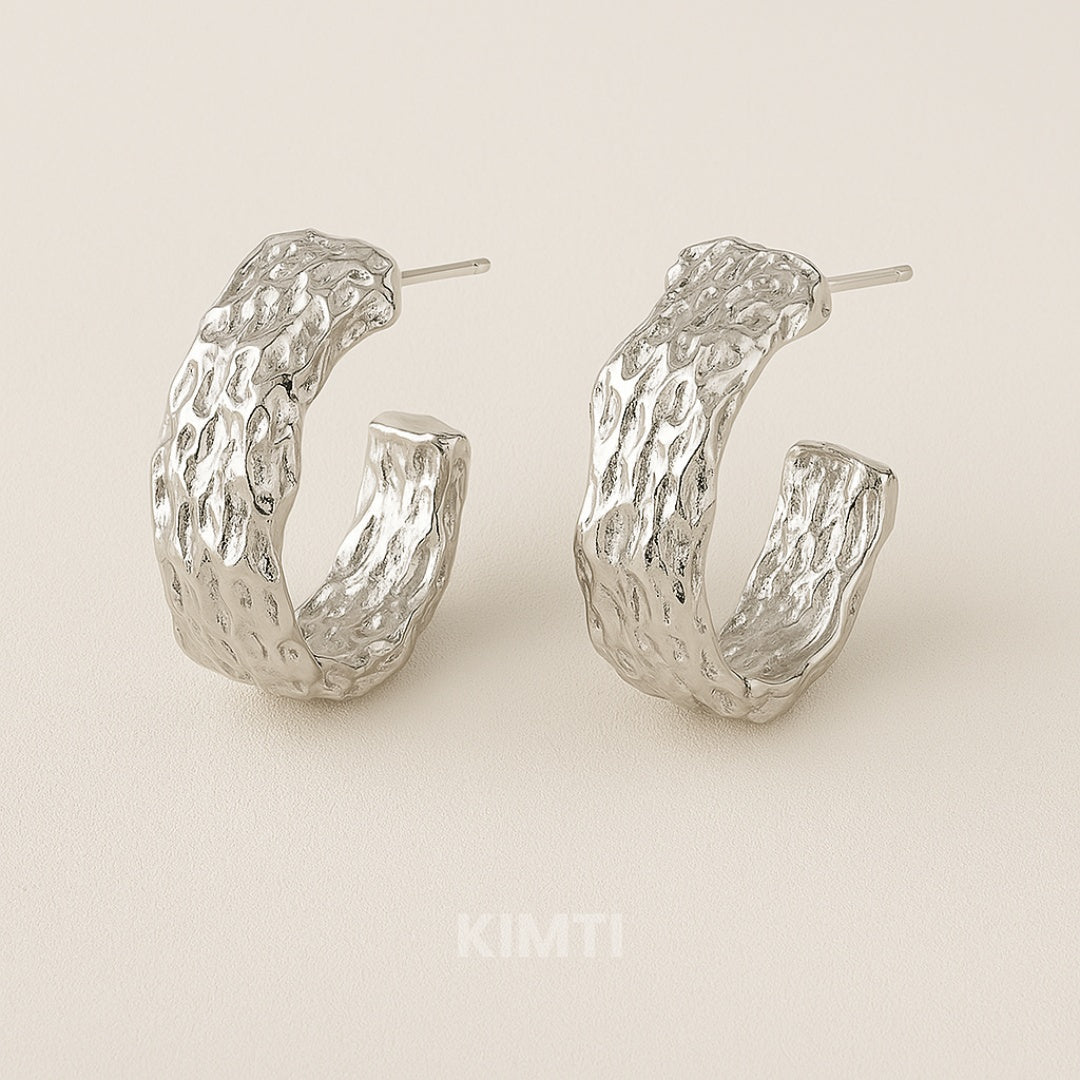 Silver Hoops Earring